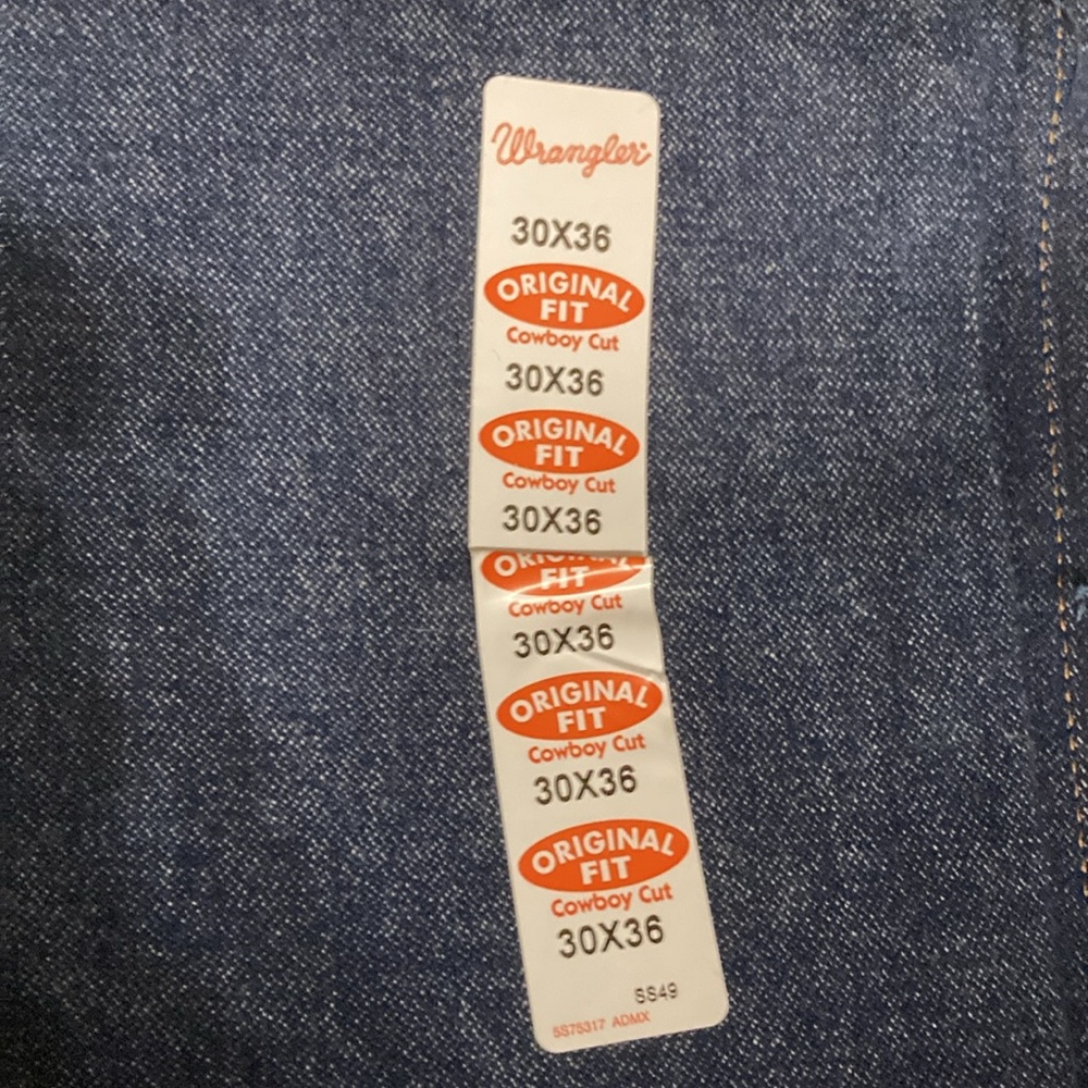 Wrangler pro rodeo competition jeans New size 30/36 - Picture 3 of 8